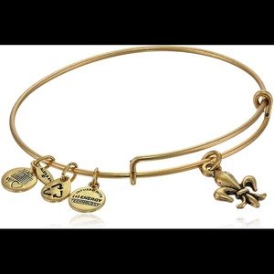 Alex and Ani Gold Fleur-de-Lis Bracelet